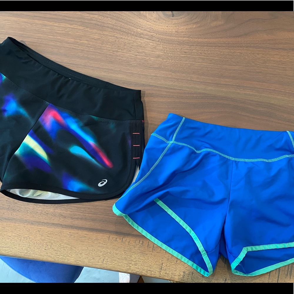 ASICS and Reebok running shorts